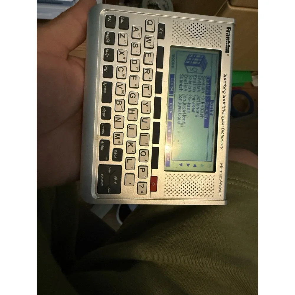 Franklin Speaking Spanish English Electronic Merriam Webster Dictionary